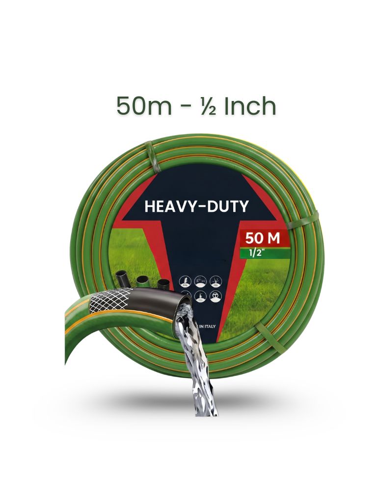 1/2 Inch Heavy-Duty PVC Hose 50m