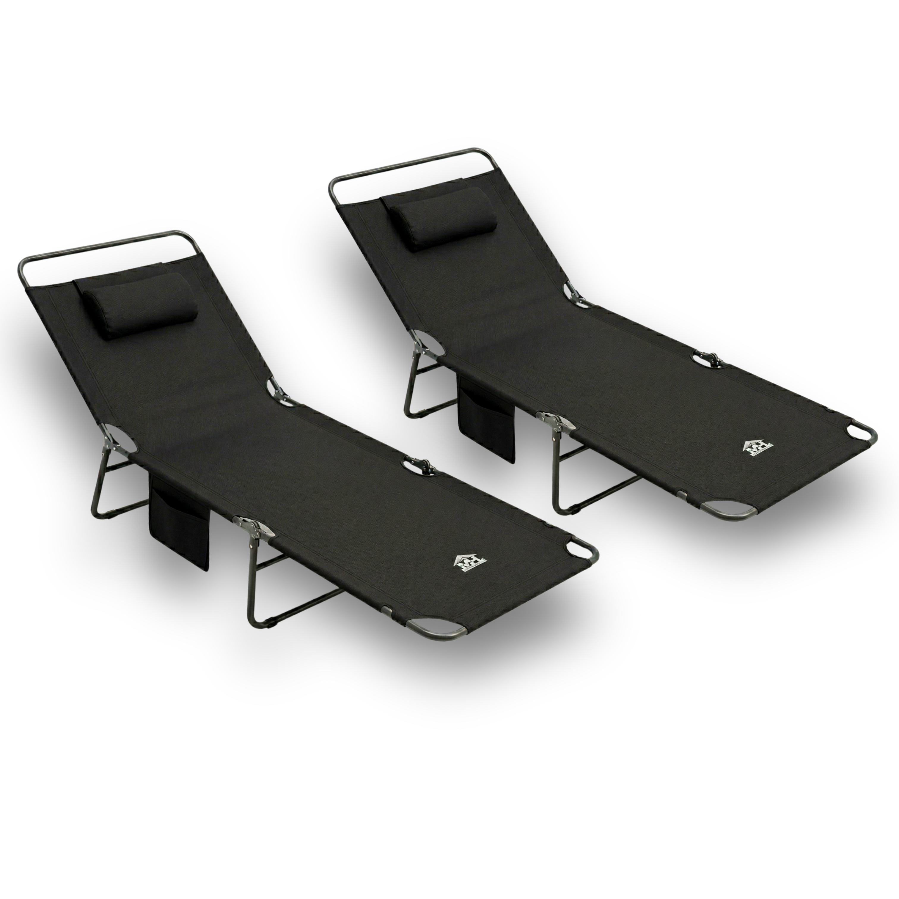Amalfi | Folding Multi-Position Lounger (Set of 2)