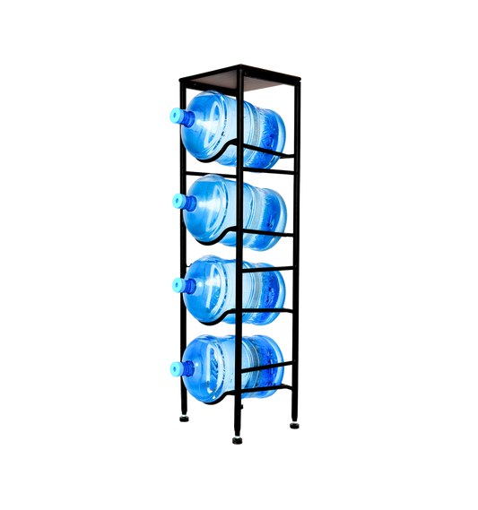 4-Tier WaterRack™ Premium with Natural Wood Shelf