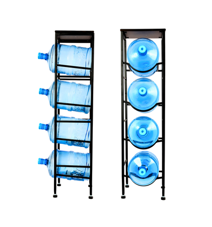 4-Tier WaterRack™ Premium with Natural Wood Shelf