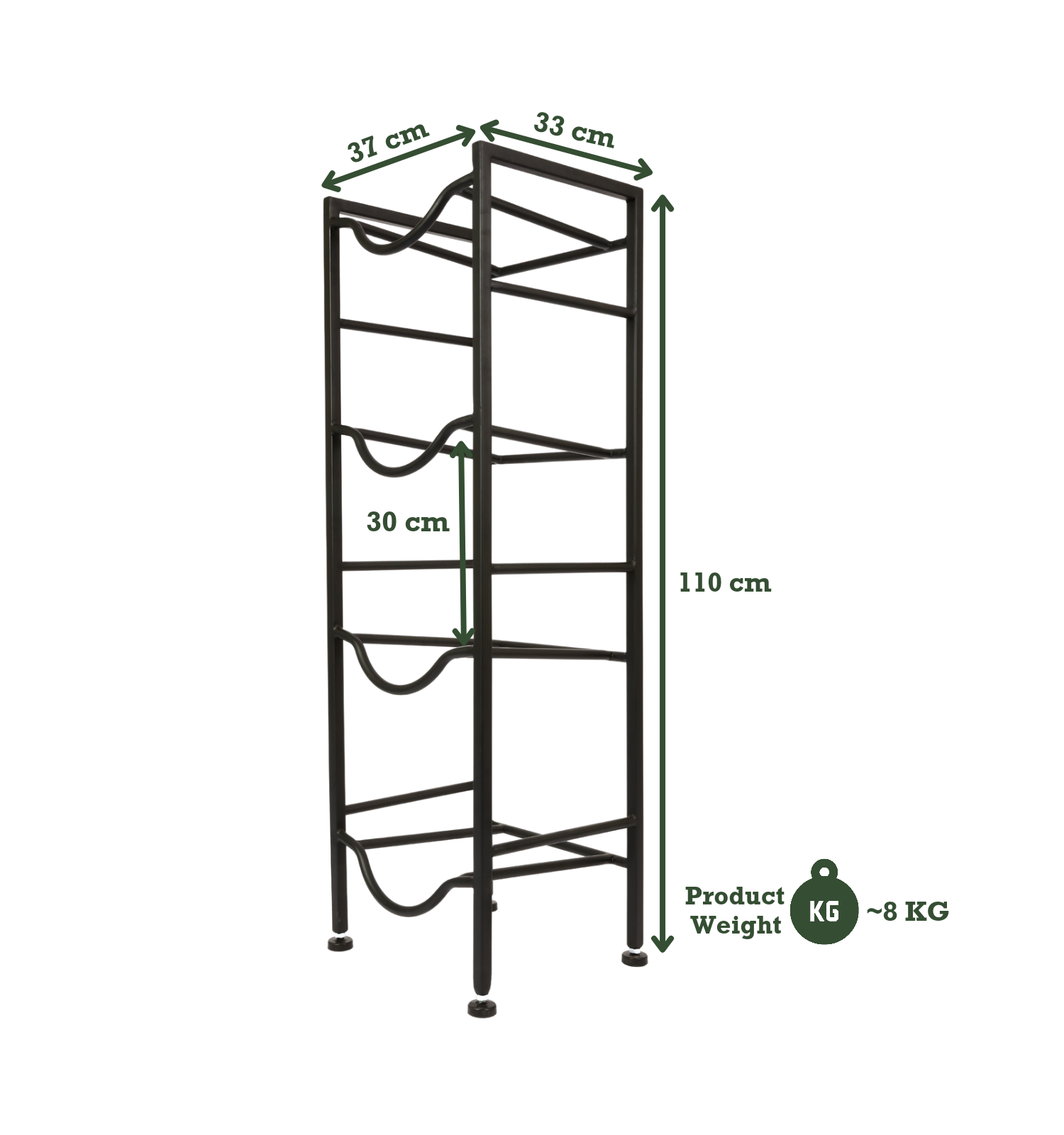 WaterRack Premium | 4-Tier