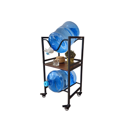 2-Tier WaterRack™ EasyFlow with Wheels & Brakes + 2x Water Jug Valve