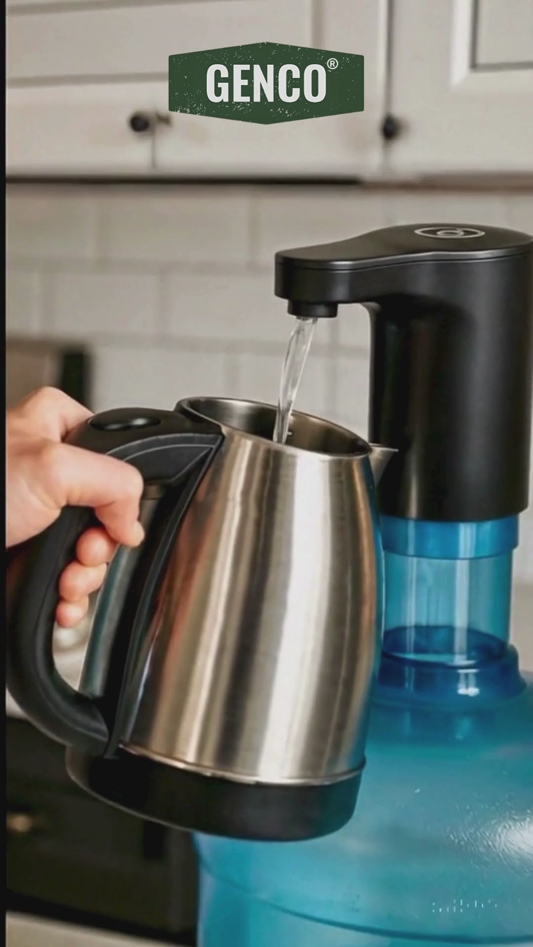 Load video: Dual-Motor Water Jug Pump – Heavy‑Duty USB Rechargeable