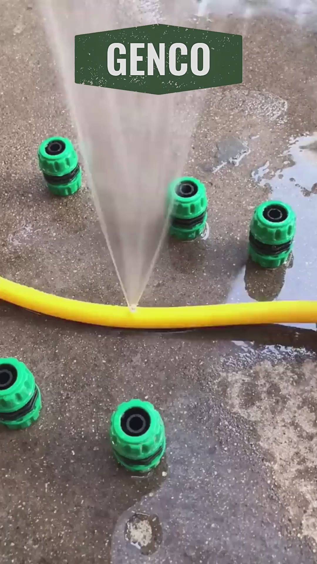 Load video: 1/2 Inch Hose Connector (Pack of 2)
