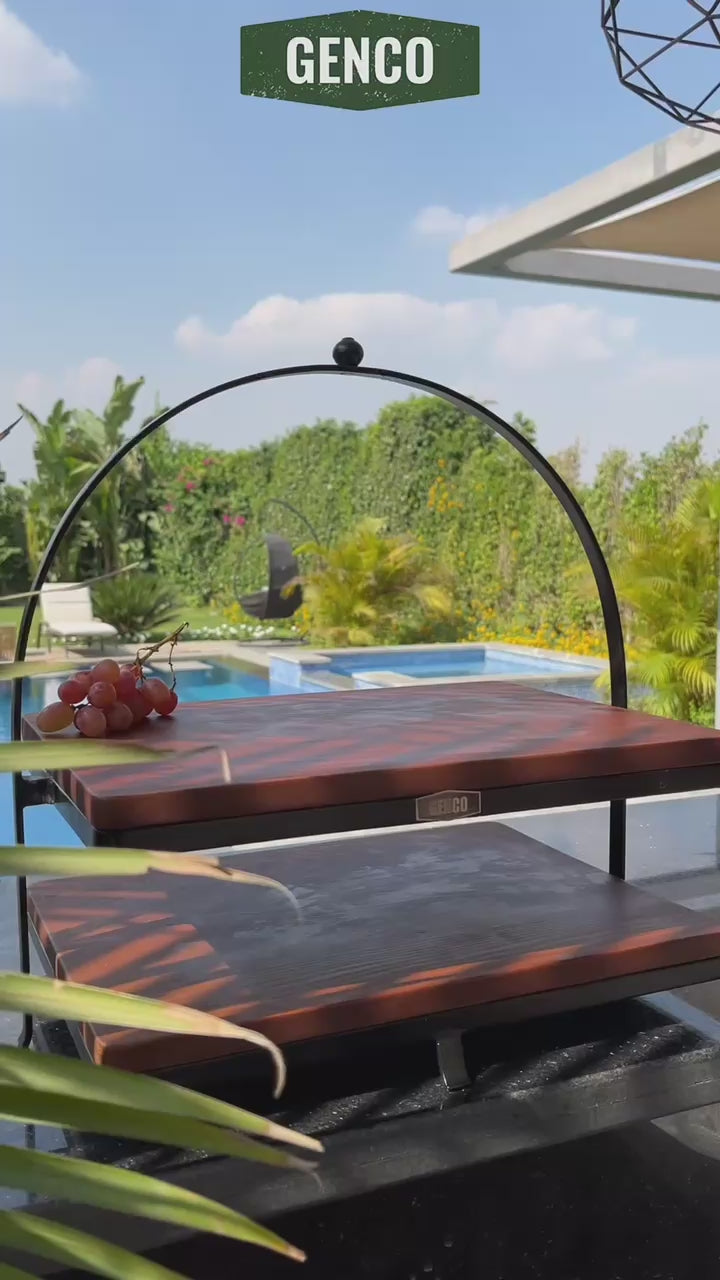 Load video: Rustic Serving Tray