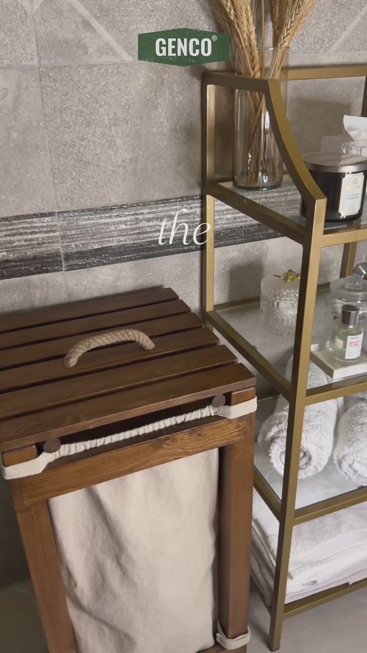 Load video: Oxford | Laundry Basket XL