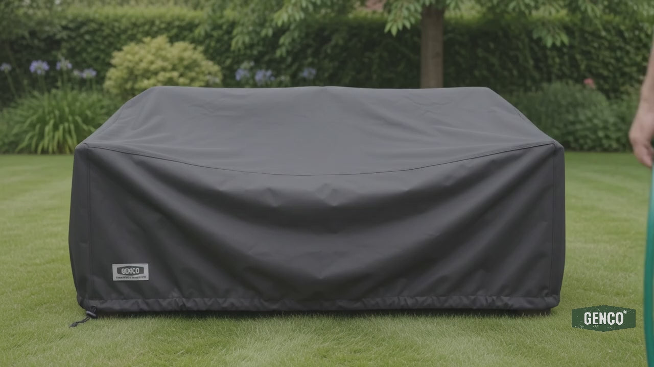 Load video: 4-Piece Heavy-Duty Waterproof Outdoor Set (with 2-Seater Sofa)