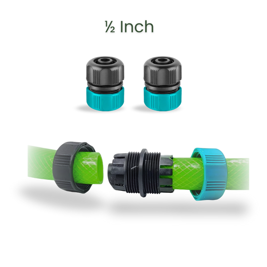 1/2 Inch Hose Connector (Pack of 2)
